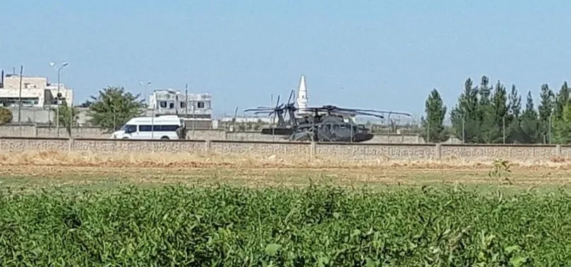ABD'ye ait 2 helikopter Akçakale'ye indi