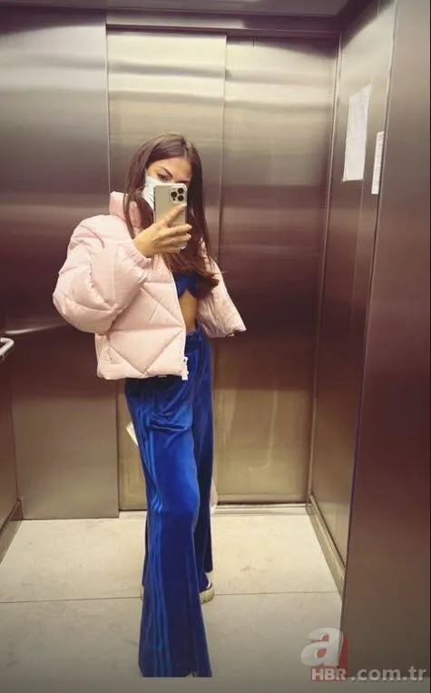 Demet Özdemir asansör pozuyla sosyal medyayı salladı! Beğeni yağdı