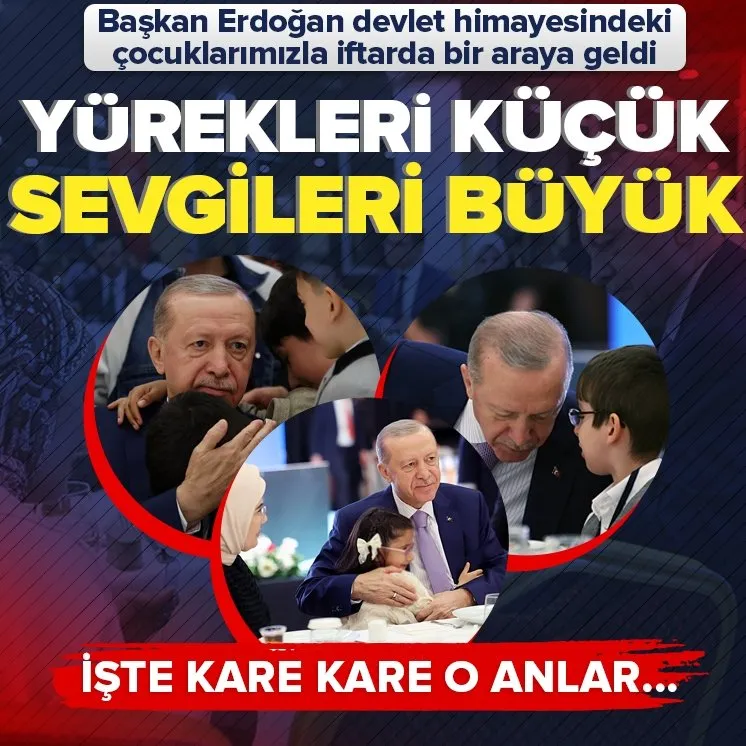 Başkan Erdoğan’a sevgi seli