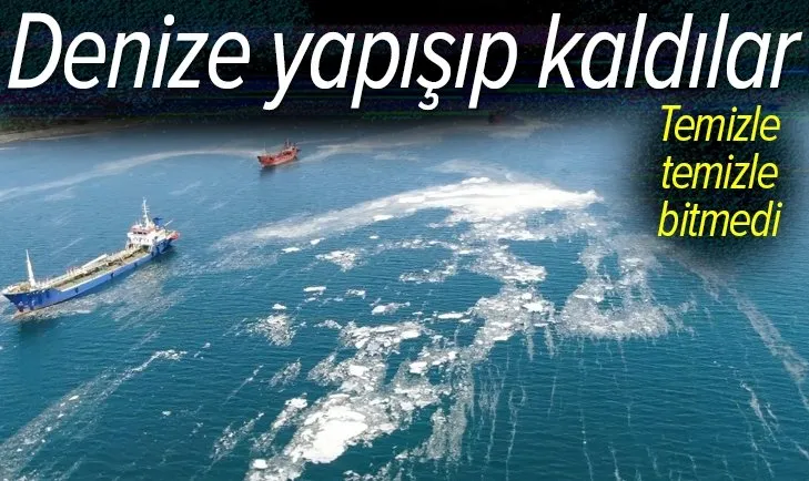 Son dakika | Deniz salyası İstanbul'a yapışıp kaldı! Temiz temizle bitmediler
