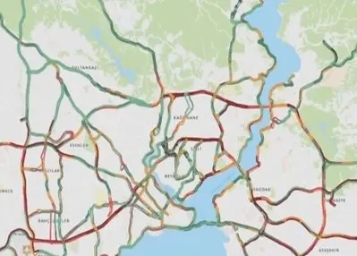İstanbul’da trafik kilit! Yoğunluk yüzde 81