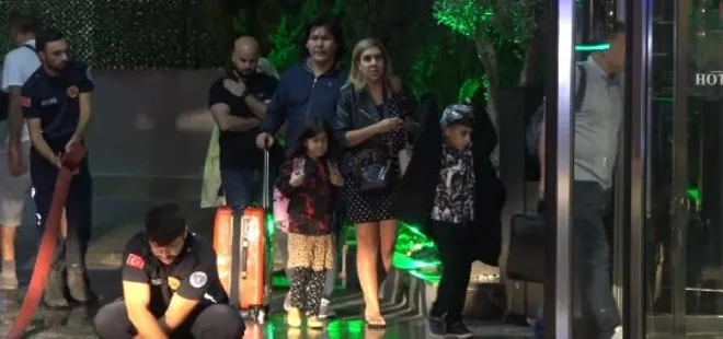 Bursa'da 4 yıldızlı otelde korkutan yangın!