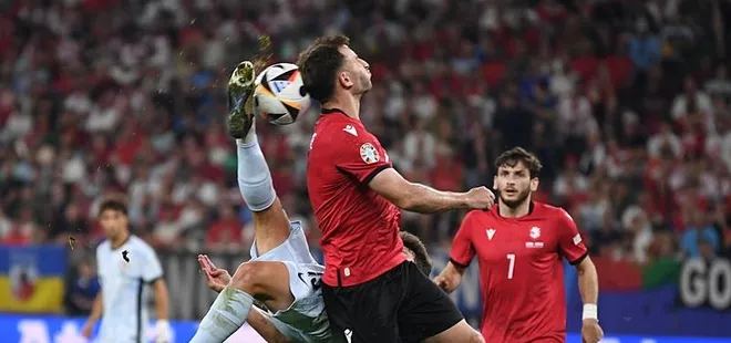 Gürcistan son 16 turuna yükseldi! Gürcistan Portekiz’i 2-0  mağlup etti