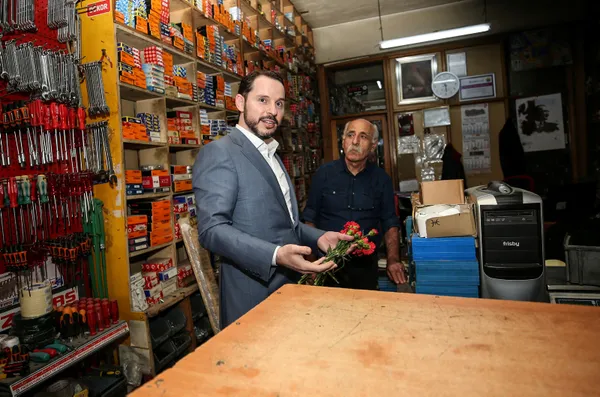 Bakan Albayrak'tan esnaf ziyareti - 3