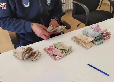 Dilenciler 5 saatte 24 bin 665 TL topladı