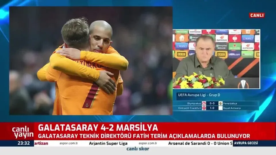 Fatih Terim’den canlı yayında PFDK’ya ceza göndermesi