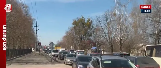 Bucha’ya dönüş trafiği! Rusya’nın çekilmesinin ardından halk evlerine dönüyor
