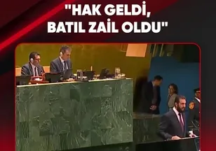 "HAK GELDİ, BATIL ZAİL OLDU"