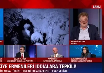 Türkiye Ermenileri A Haber'de soykırım yalanlarına tepki gösterdi! Başkan Erdoğan dış güçlere izin vermez