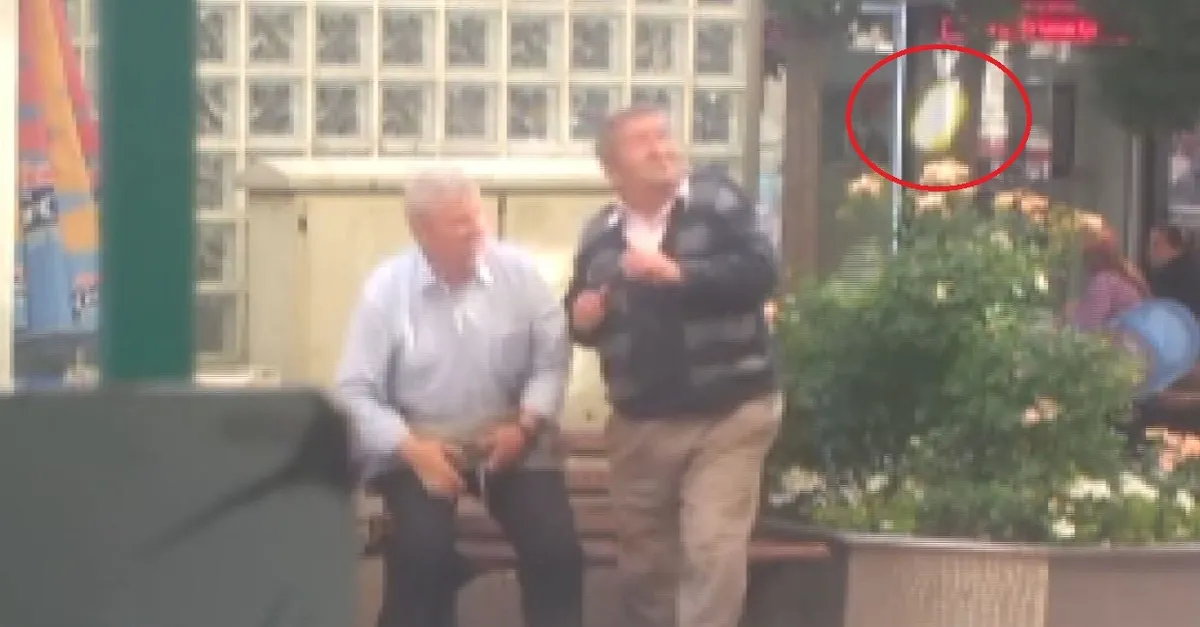 Isparta'da bankta oturan yaşlılara "sulu" ikaz! Neye uğradıklarını şaşırdılar |Video