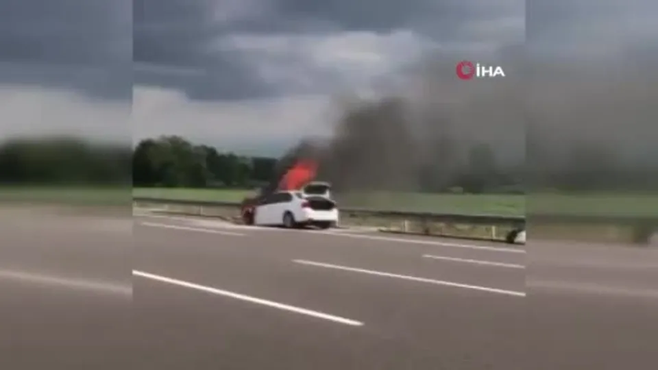 BMW Kuzey Marmara’da alevlere teslim oldu