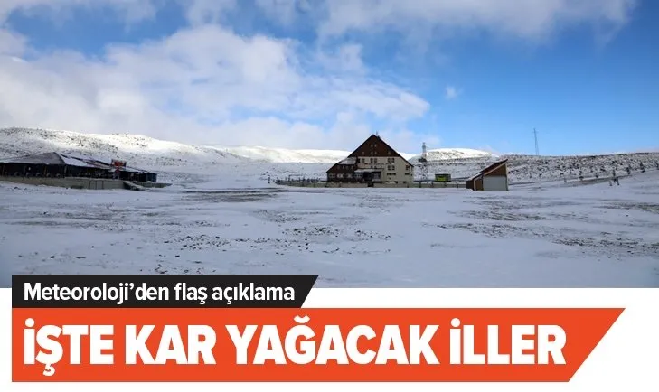 Meteoroloji kar yağacak illeri açıkladı! 6 Ocak'ta hava nasıl olacak! İstanbul'a kar yağacak mı? Ankara'ya kar yağacak mı?