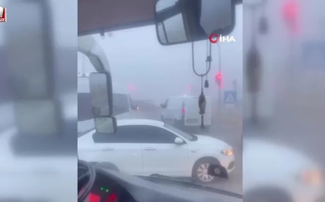 Ankara’da yoğun siste zincirleme kaza