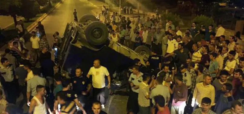 Polis aracı kaza yaptı: 1 şehit