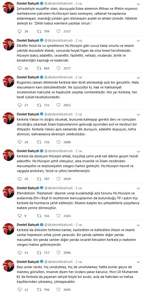 Devlet Bahçeli’den mesaj: İnsanlık düşmanlarına silah sevkiyatı yapan ABD samimiyetsizdir