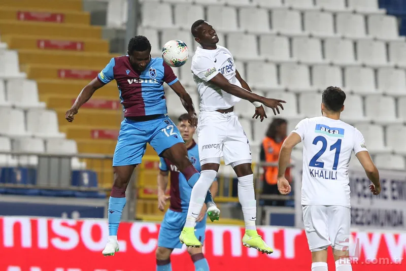 Kasımpaşa - Trabzonspor mücadelesinde kazanan yok! Kasımpaşa 1-1 Trabzonspor Maç sonucu 1