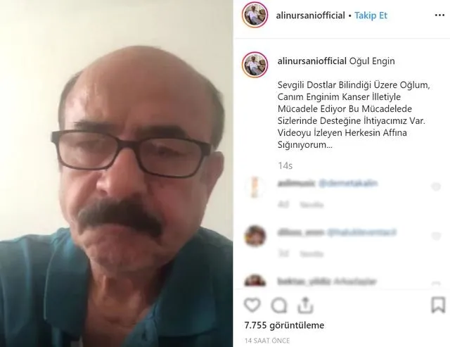 Halk ozanı Ali Nurşani’nin oğlu Engin Nurşani için bakanlık harekete geçti