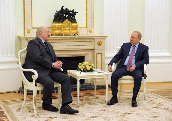Son dakika: Rusya Devlet Başkanı Putin ile Belarus Devlet Başkanı Aleksandr Lukaşenko görüştü - 2