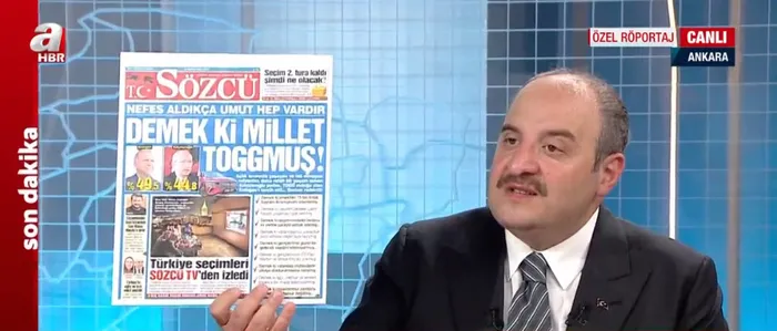 Sanayi ve Teknoloji Bakanı Mustafa Varank A Haber’de! Almanya’da Turkuvaz Medya’ya yapılan operasyona sert tepki