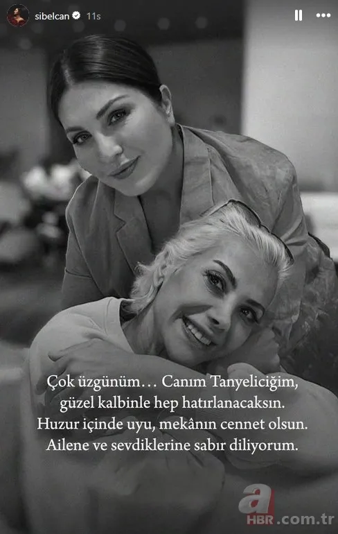 Yıllarca küs kalmışlardı! Petek Dinçöz Tanyeli'ye böyle veda etti 7