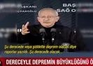 Dereceyle depremin büyüklüğünü ölçtü