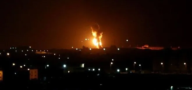 Son dakika: İsrail savaş uçaklarıyla Gazze’yi vurdu