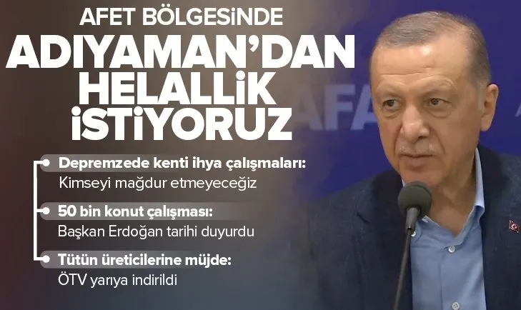 Başkan Erdoğan ve Bahçeli Adıyaman’da