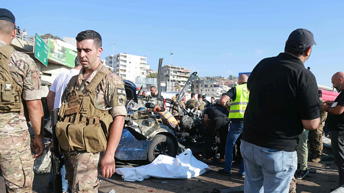 İsrail'den Lübnan'a İHA'lı saldırı!