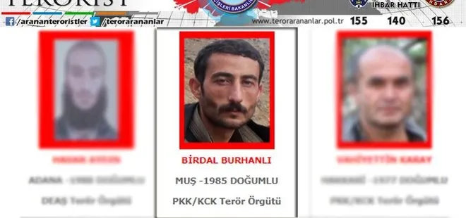 Kırmızı listede yer alan PKK’lı Birdal Burhanlı öldürüldü!
