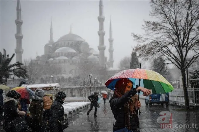 İstanbul hava durumu | İstanbul’da kar yağacak mı? İstanbul yağmur ne zaman bitecek? 1