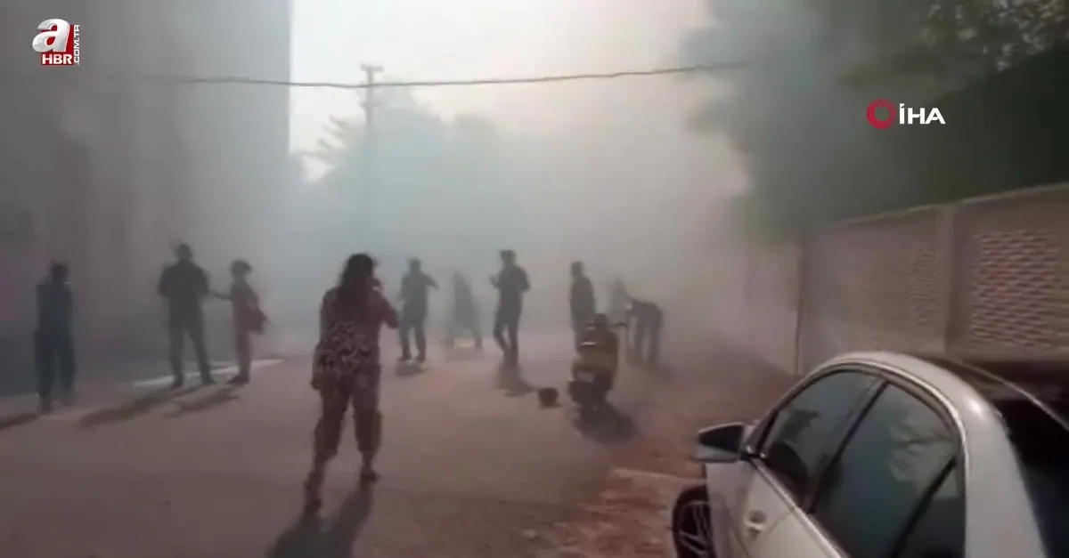 Adana'da yerleşim yerinde korkutan yangın
