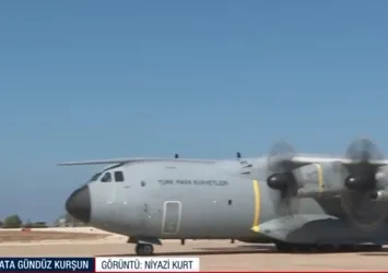 Türk yardım uçağı Beyrut Havalimanı’nda! A Haber görüntüledi