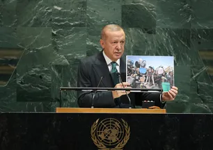 Başkan Erdoğan'ın BM'de dünyaya gösterdiği Gazze fotoğraflarına engel olmak istediler! Arka planını A Haber'de anlattı