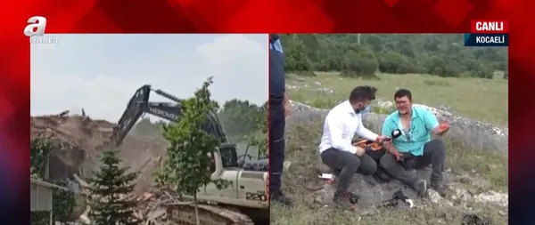 İP'li vekilin 15 kaçak yapısının yıkımına başlandı! Türkkan'ın korumalarından gazetecilere saldırı! - 5