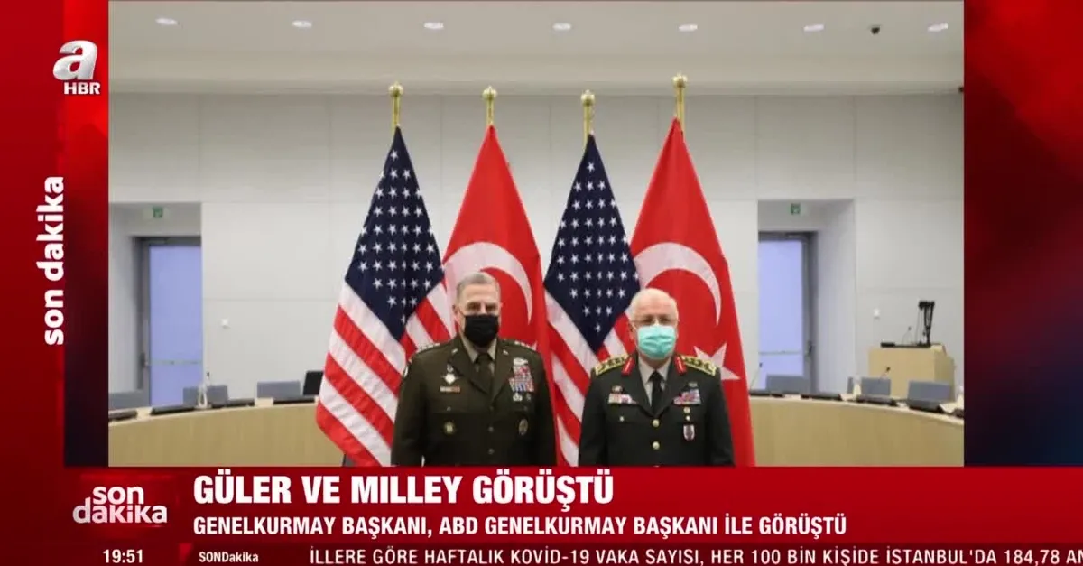 TSK duyurdu! Genelkurmay Başkanı ABD'li mevkidaşıyla görüştü