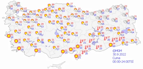 1664118446159.png Sağanak yağış geri dönüyor! Meteoroloji'den yeni uyarı geldi! İstanbul Ankara İzmir hava durumu... - 8