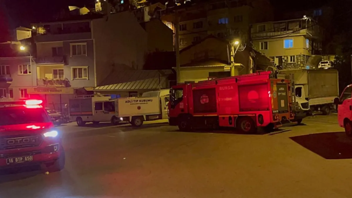 Bursa'da yangın! Yaşlı adam evinde ölü bulundu