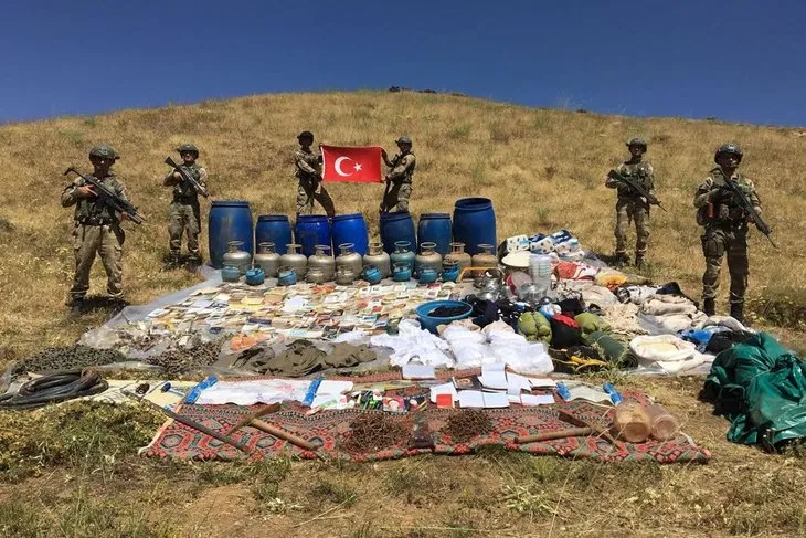 Diyarbakır’da terör örgütü PKK’ya ait sığınak imha edildi