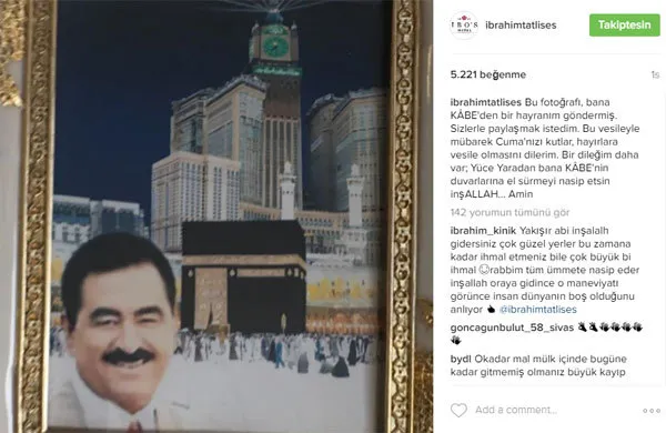 İbrahim Tatlıses: Yüce yaradan bana da nasip etsin - 1