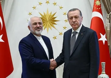 Cumhurbaşkanı Erdoğan İran Dışişleri Bakanı Zarif'i kabul etti