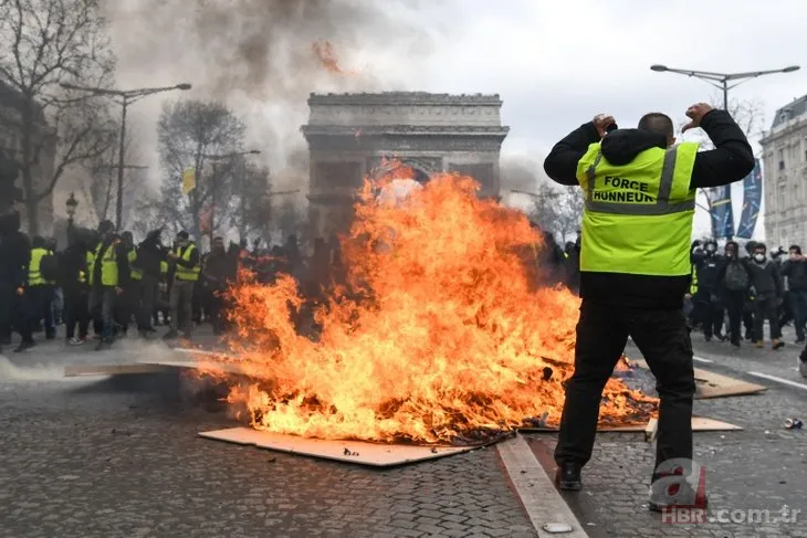 Paris sokakları savaş alanına döndü!