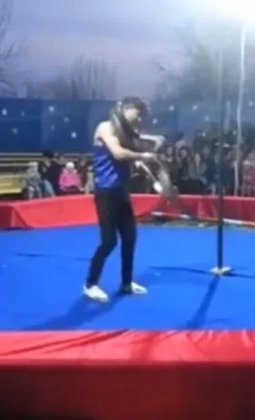 Dev piton gösteri yapan adamı seyircilerin gözü önünde boğdu! O anlar böyle görüntülendi 15