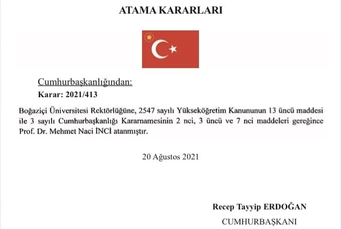 Son dakika: Boğaziçi Üniversitesi ve Marmara Üniversitesi’nin yeni rektörleri belli oldu