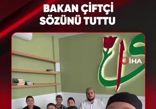 BAKAN ÇİFTÇİ SÖZÜNÜ TUTTU