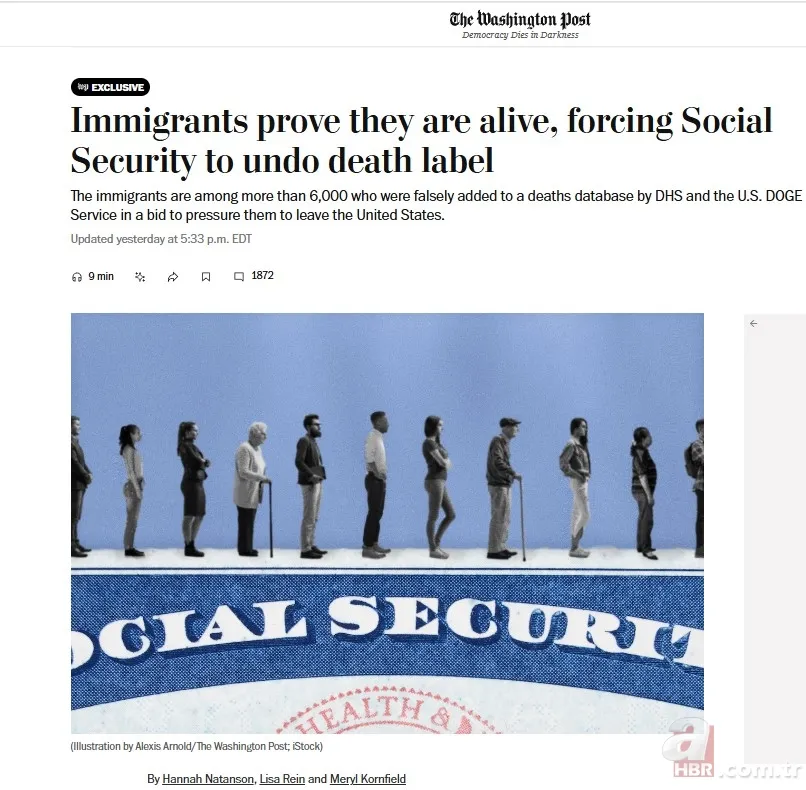 Trump yönetiminden hayrete düşüren uygulama: 6 bin kişi ölü ilan edildi 3