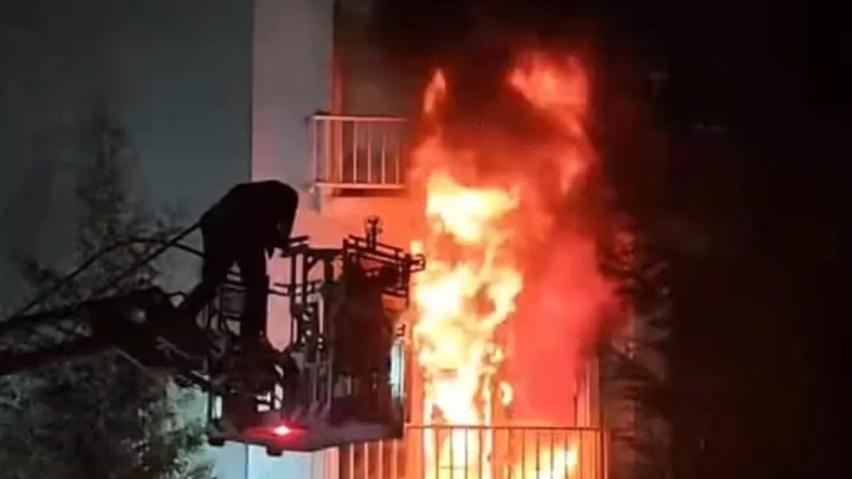 Bursa'da feci yangın! 1'i çocuk 3 kişi dumandan etkilendi