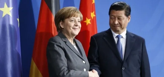 Almanya Başbakanı Angela Merkel ile Çin Devlet Başkanı Şi Cinping arasında önemli görüşme