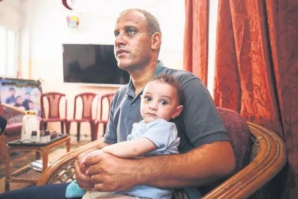 Filistinli baba Muhammed el-Hadidi kalan tek çocuğu için Başkan Erdoğan'dan yardım istedi - 2