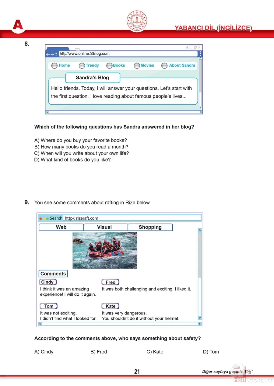 meb.gov.tr: LGS 2021 soruları ve cevapları burada! Sözel ve sayısal LGS soru kitapçığı ve cevap anahtarı tam liste 24