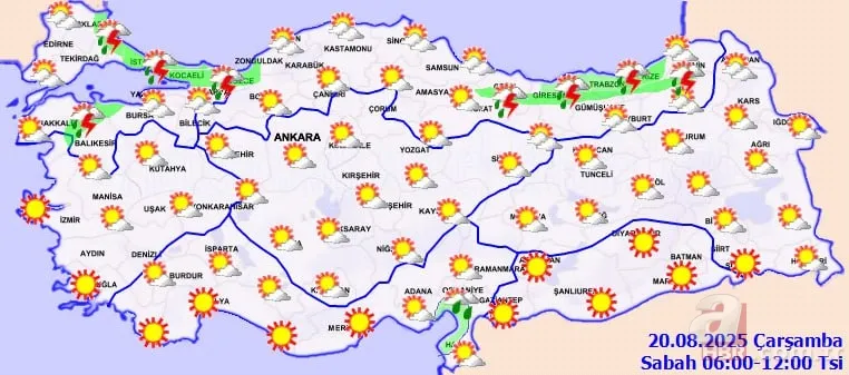 O saatler içinde sağanak yağış 15 ile vuracak! Meteoroloji gün gün paylaştı: Serinlik hafta sonunda bitecek! 40 derecelik sıcaklar... 10